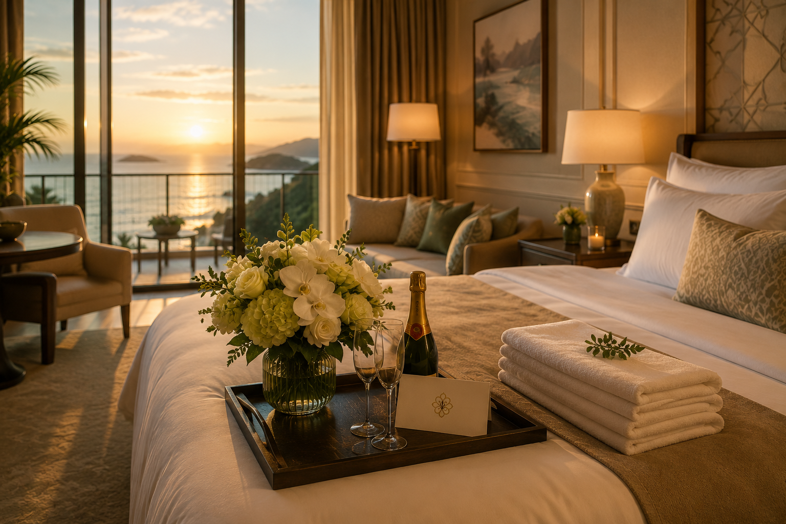 Luxury hospitality experience representing white-glove business support